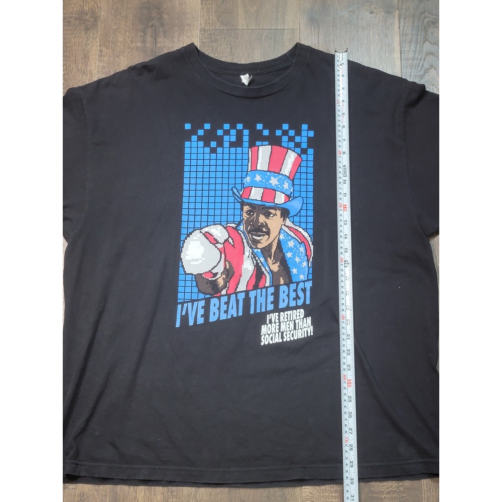 ALStyle 2XL‎ Black T Shirt I Retired More Men Than Social Security Apollo Creed